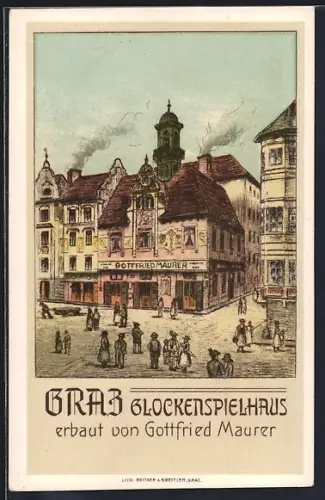 AK Graz, Gasthaus Glockenspiel