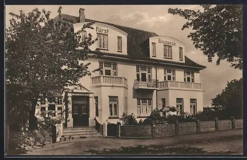 AK Malente-Gremsmühlen /Holst. Schweiz, Hotel Fürst Bismarck