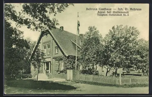 AK Appel b. Hollenstedt, Behrens Gasthaus, Inh. H. Behrens