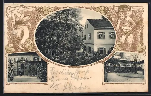 AK Kötzschenbroda, Gasthaus zur alten Linde