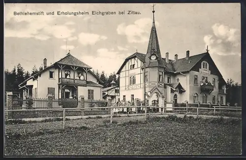 AK Eichgraben / Zittau, Bethlehemstift und Erholungsheim