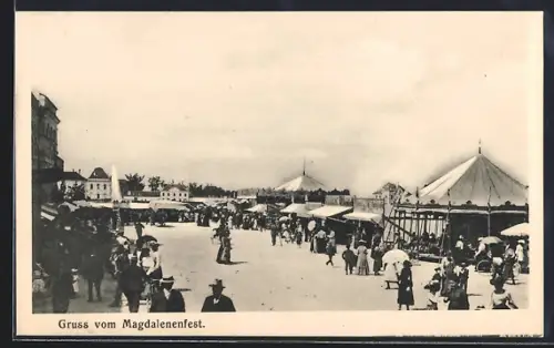 AK München, Volksfest Magdalenenfest im Schlosspark Nymphenburg
