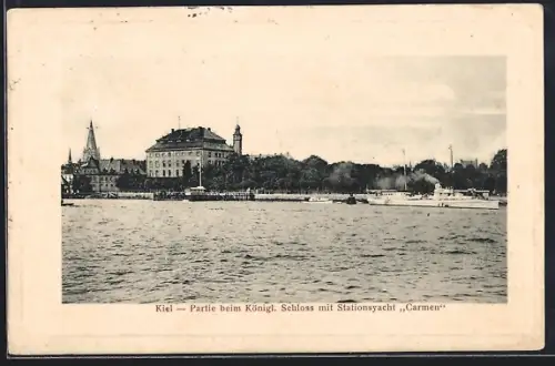 AK Kiel, Königl. Schloss, Stationsyacht Carmen