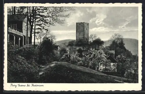 AK Greene bei Kreiensen, Burg Greene