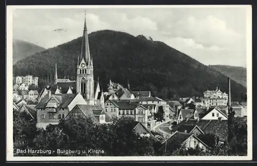 AK Bad Harzburg, Burgberg, Kirche