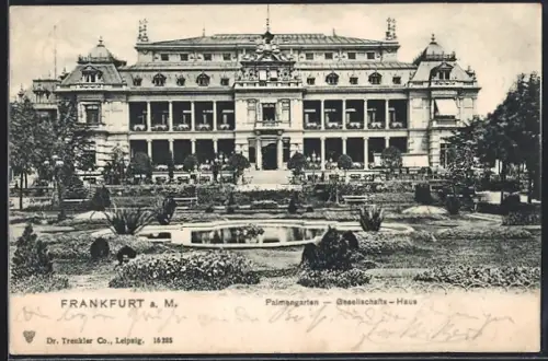AK Frankfurt-Westend, Palmengarten, Gesellschafts-Haus