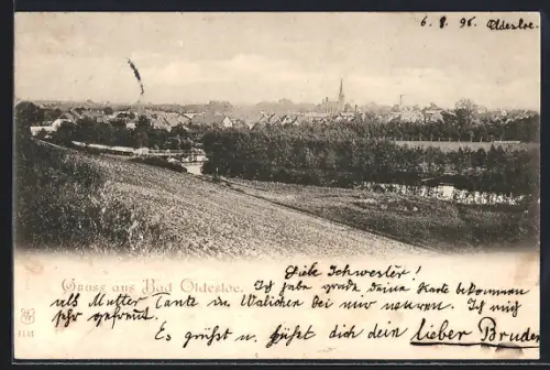 AK Bad Oldesloe, Panoramaansicht der Stadt