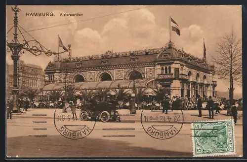 AK Hamburg-Neustadt, Alsterpavillon