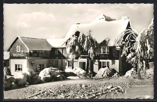 AK Lenneplätze /Hochsauerland, Gasthof Zur Glocke, Bes. Fritz Paul