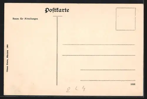 AK München, Glaspalast mit Botanischem Garten