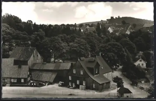 AK St. Andreasberg /Oberharz, Silbererzbergwerk Grube Samson, Grubengebäude