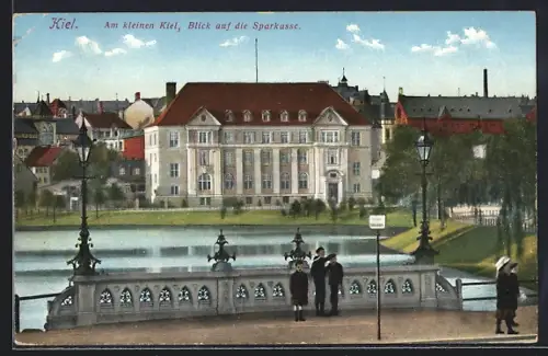 AK Kiel, Am kleinen Kiel, Blick auf die Sparkasse