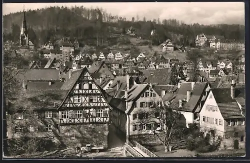 AK Calw /Schwarzwald, Fachwerkhäuser im Ort