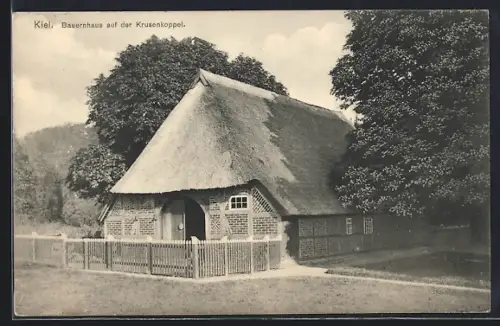 AK Kiel, Bauernhaus auf der Krusenkoppel