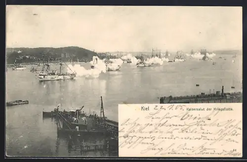 AK Kiel, Kaisersalut der Kriegsflotte
