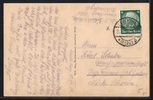 AK Lauenburg /Elbe, Motiv an der Elbe