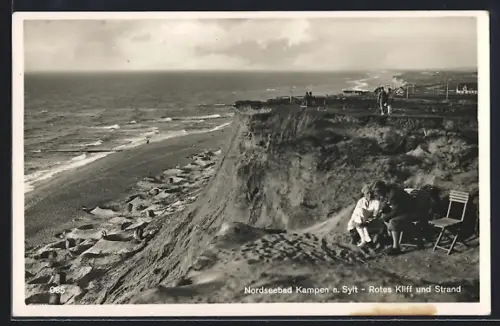 AK Kampen a. Sylt, Rotes Kliff und Strand