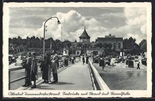 AK Timmendorfer Strand, Seebrücke mit Strandhalle