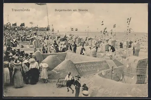 AK Travemünde, Burgenbauten am Strande