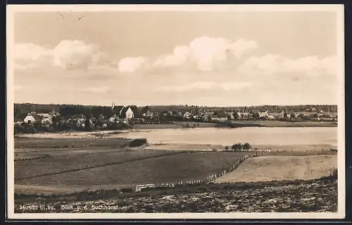 AK Mustin / Lauenburg, Blick v. d. Buchhorst