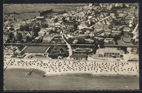 AK Kellenhusen /Ostsee, Strand aus der Vogelschau