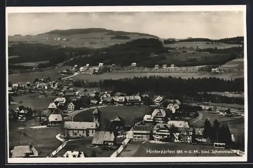 AK Hinterzarten /bad. Schwarzwald, Ortsansicht aus der Vogelschau