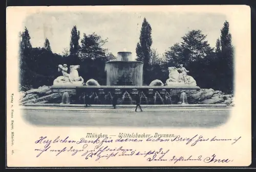 AK München, Wittelsbacher Brunnen