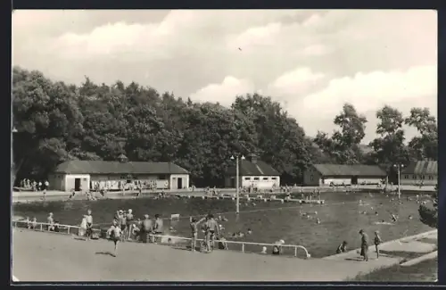 AK Werdau /Sa., Blick ins Freibad