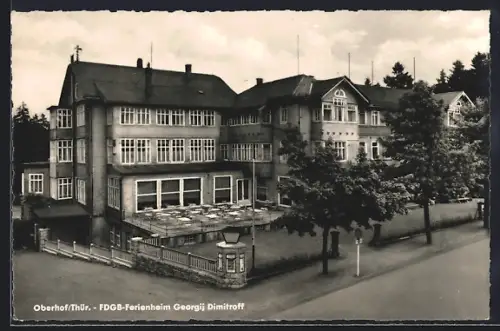 AK Oberhof /Thür., FDGB-Ferienheim Georgij Dimitroff