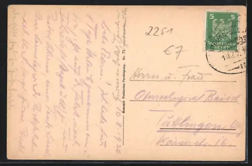 AK Schobüll bei Husum, Kirche und Dorfansicht