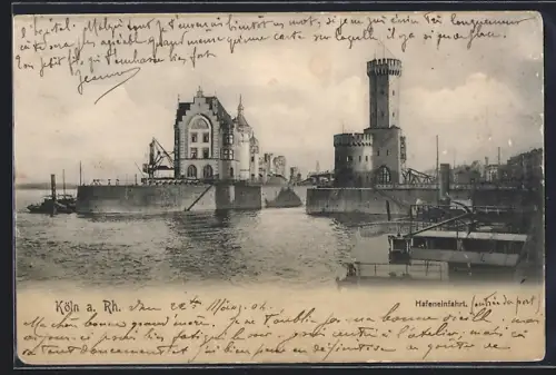 AK Köln, Hafeneinfahrt