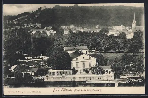AK Bad Kösen, Blick nach der Wilhelmsburg