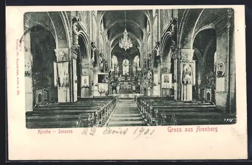 AK Arenberg, Innenansicht der Kirche