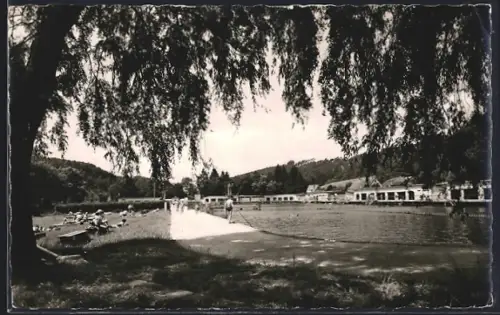 AK Kaiserslautern /Pfalz, Freibad an der Waschmühle