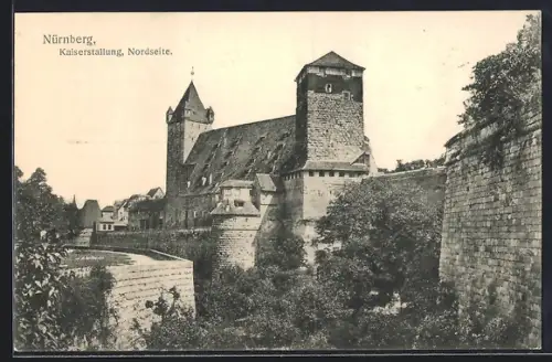 AK Nürnberg, Nordseite der Kaiserstallung