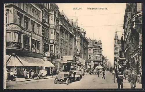 AK Berlin, Friedrichstrasse Ecke Französische Strasse