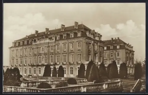 AK Brühl / Rheinland, Partie am Schloss Augustusburg