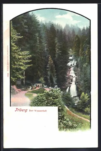 AK Triberg, Der Wasserfall