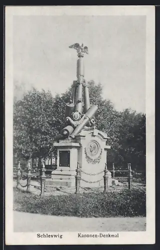 AK Schleswig, Kanonen-Denkmal