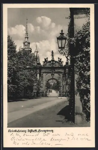 AK Bückeburg, Schloss, Eingangsportal
