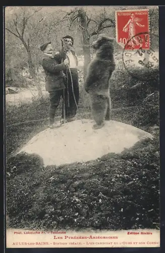 AK L`Ex-Candidat de l`Ours et son Cornac, Tanzbär
