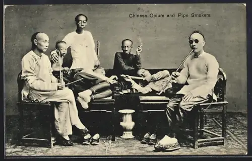 AK Chinese Opium and Pipe Smokers