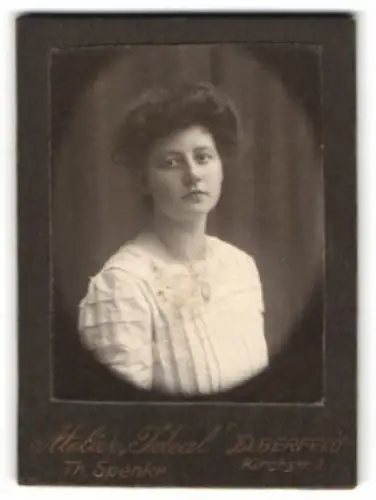 Fotografie Atelier Ideal, Elberfeld, Kirchstrasse 1, Portrait einer Dame