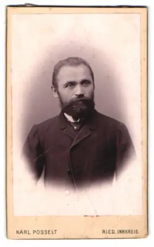 Fotografie Karl Posselt, Ried im Innkreis, Kirchenplatz 46, H. Vanar mit Bart