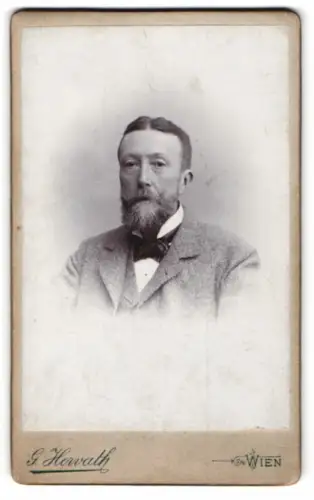 Fotografie Giovanni Horvath, Wien, Rennweg 57, Porträt eines Herren