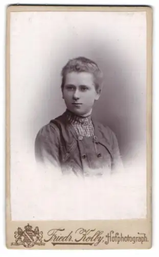 Fotografie Friedr. Kolby, Plauen, Rädel Strasse 1, Porträt einer jungen Frau