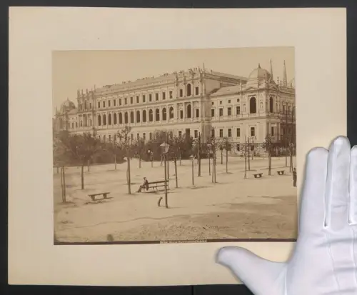 Fotografie Fotgoraf unbekannt, Ansicht Wien, Blick auf das neue Universitätsgebäude
