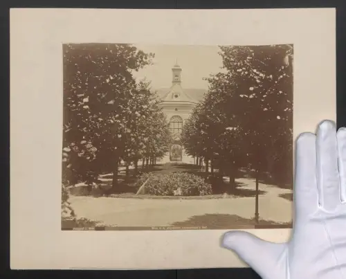 Fotografie J. Wlha, Wien, Ansicht Wien, Blick vom 1. Hof auf das K.K. allgemeine Krankenhaus