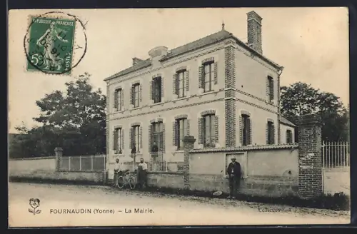 AK Fournaudin /Yonne, La Mairie