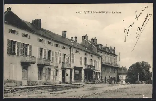 AK Quarré-les-Tombes, La Poste